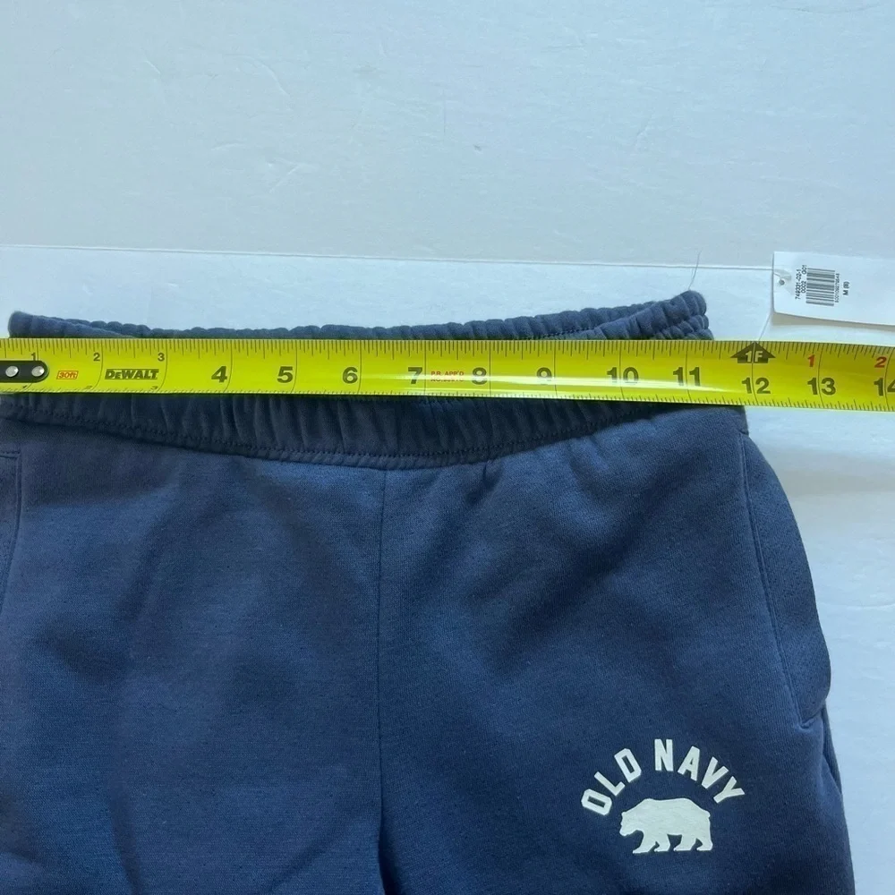 Old Navy Logo Jogger Sweatpants Size Medium Girls Navy Blue